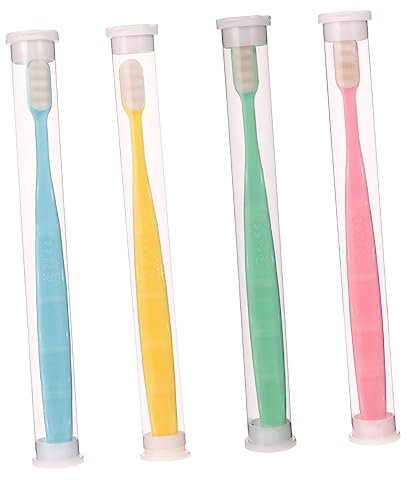 WATIIFUFU Micro Nano Handzahnbürste Extraweich 4 Stück Mit Weichen Borsten Für Empfindliches Zahnfleisch Und Mundpflege in Verschiedenen Farben