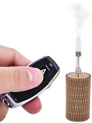Mini machine à brouillard portative sans fil – Machine à fumée contrôlée pour filmer des vidéos, des activités de plein air, des effets, du cosplay et des tests de flux d'air (longue orbiculaire)