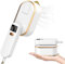 Clothes Steamer, 1200W Portable Handheld Travel Steam Iron for Clothes, 9S Fast Heat Up, 3 Steam Levels, 150ml Water Tank, LCD Screen 2 in 1 Garment Steamer & Iron - White