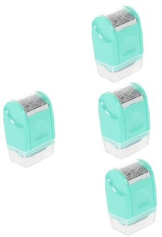 HAPINARY 4-teiliger Multifunktions-rollenstempel Praktischer Stempelroller Tragbarer Stempel Für Tägliche Rechnungen Datenschutzdokumente