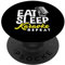 Eat Sleep Karaoke Repeat Eat Sleep Karaoke Mikrofon PopSockets Klebender PopGrip
