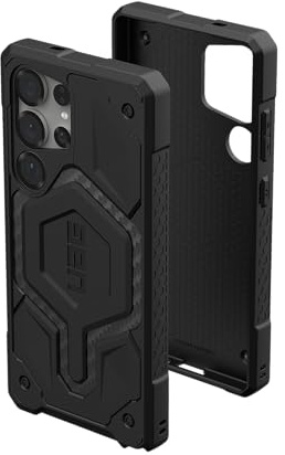 URBAN ARMOR GEAR Monarch Pro Case Samsung Galaxy S25 Ultra Hülle (Magnetring, Designed for Samsung Zertifiziert, Wireless Charging kompatibel, 6m Fallschutz nach Militärstandard) Carbon Fiber