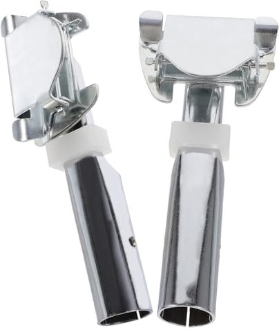 Didiseaon 4sets Mop Accessories Clip Bar Clamps Mop Heads Flash Speed Mop Power Mop Wonder Mop Spray Mop Hooks Replacement Mop Pole Clamp Mop Bar Adapter Metal Broom Rods Clamp Iron 2pcs*4