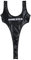 Kaerm Lack Leder Body Damen Sexy Ärmellos Stringbody High Cut Badeanzug Tief U-Ausschnitt Catsuit Nylon Dessous Mit Buchstaben Print Schwarz Einheitsgröße