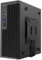 Ultra Slim 4L Mini Desktop PC Case, 4 Litre Mini ITX Chassis, VESA Bracket, With 2 x USB 2.0, 2 x USB 3.0, 1 x USB Type-C, With 300W Flex PSU Installed, Black