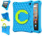 Amazon Fire HD 8 Tablet Case (12/10th Gen, 2024/2022/2020 Release), Not fit iPad Samsung Light EVA 360 Turn Handle Folding,Blue