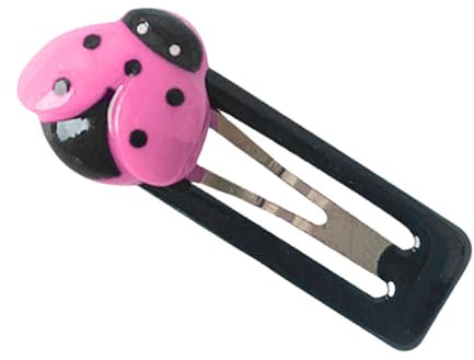Uqezagpa Épingle à cheveux élégante en forme de coccinelle réglable pour bureau et maison