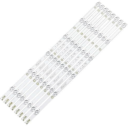 RCTGPGJAC 544mm 8Pcs/Set Back Light Strip LED Compatible With Philips 55inch 4708-K550WD-A2113N01 K550WDC1 LCD TV Backlight Repair LE55D8800 T55K05