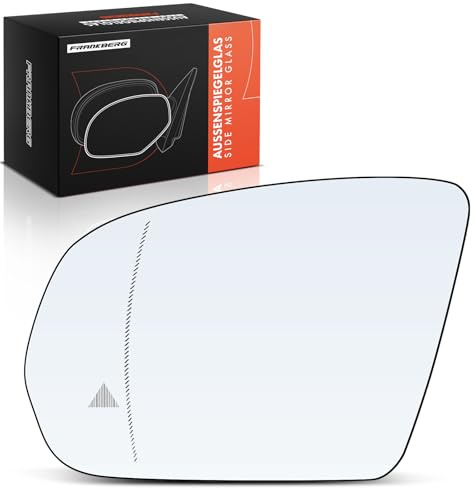 Frankberg Spiegelglas Außenspiegel Aussenspiegelglas Links A0998102516 | Kompatibel mit GLC Coupe C253, S-Klasse V222 W222 X222, GLC X253, C-Klasse Coupe C205, C-Klasse W205, C-Klasse T-Model S205