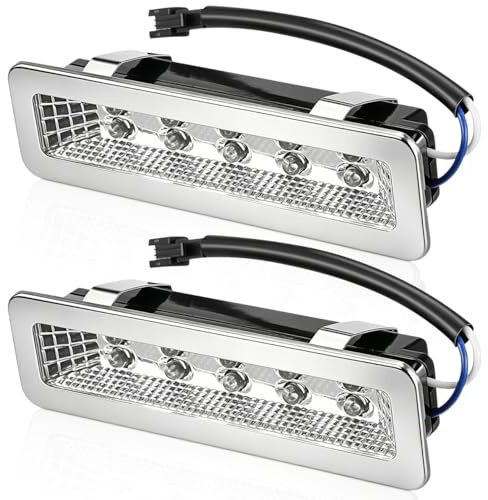 UKCOCO Lot de 2 Ampoules LED Rectangulaires Double Rangée 220V pour Hotte Aspirante Éclairage LED Puissant et Sûr Remplacement Compatible pour Éclairage Cuisine Lampes pour Hotte