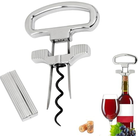 Korkenzieher - Korkenzieher Extraktor - Zweizack Weinflaschenöffner | Für Kellner Barkeeper Weinsammler Esszimmer Hotel Versammlungen Und Weihnachten