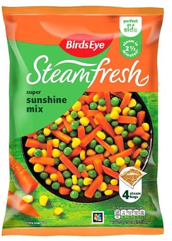 Birds Eye Steamfresh 4 Super Sunshine Steam Bags 540g | Case of 6