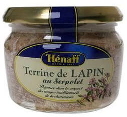 Henaff, Kaninchenterrine mit Serpolet, Verrine, 180 g