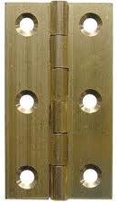 Solid Brass Door Hinges 63mm x 35mm Hinges with Screws