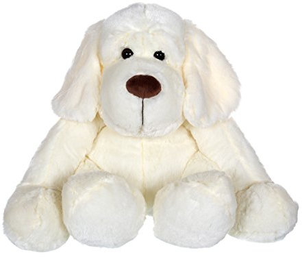 GIPSY - 070085 - Peluche - Chien Flatoutou - Blanc