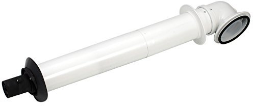 Worcester 108782 7716 191 171 Condensfit II Long Telescopic Flue, White, 60/100 mm