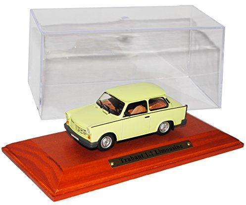 Atlas Trabant 601 1.1 Limousine Grün DDR 1/43 Modell Auto mit individiuellem Wunschkennzeichen