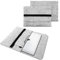 NAUC Laptop Tasche Sleeve Hülle Schutztasche Filz Cover für Tablets und Notebooks Farbauswahl kompatibel mit Samsung Apple Asus Medion Lenovo, Farben:Hell Grau, Größe:11-11.6 Zoll