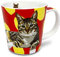 Leslie Gerry Tabby Cat Mug in Gift Box