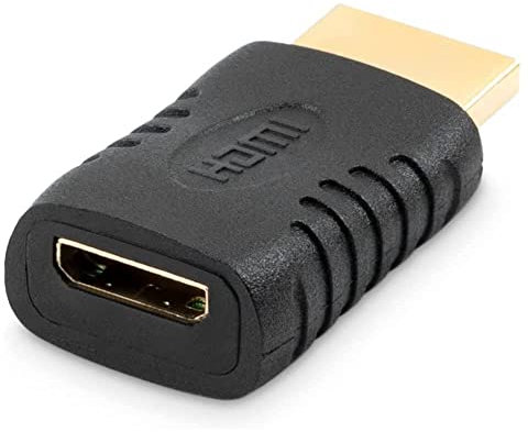 CABLEPELADO Adaptador Mini hdmi Hembra - hdmi Macho | Alta Velocidad | Full-HD | Apto para cámara, Tarjeta gráfica, Tablet