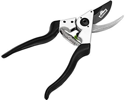 Dehner Gärtnerschere Expert, Bypass-Klinge, Länge 21 cm, Stahl/Alu/Vinyl