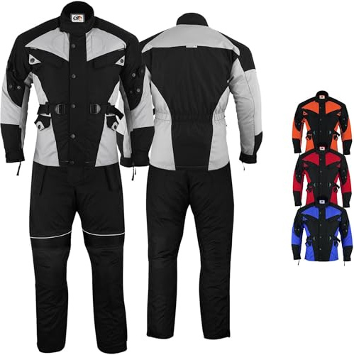 2-teiler Motorradkombi Cordura Textilien Motorradjacke + Motorradhose