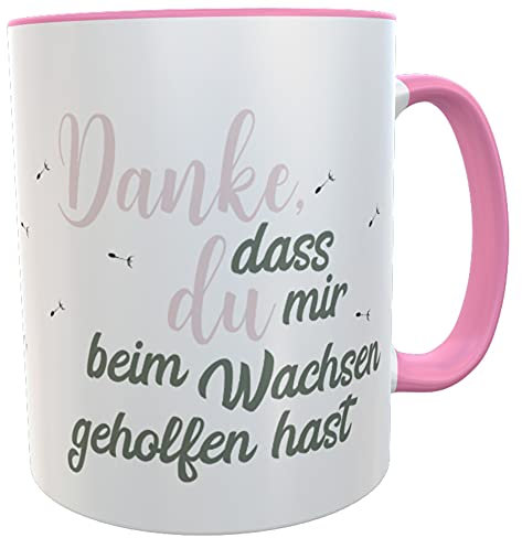 Danke-Tasse für Erzieherin oder Kindergärtnerin inkl. Geschenkverpackung, Danke sagen, Sprüche, Abschiedsgeschenk, Geburtstagsgeschenk für Kindergarten-Erzieherin (Maus Danke)