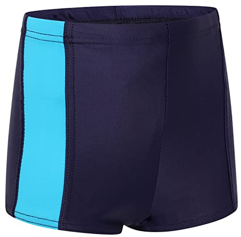 Sam Caan® Boy's Swim Trunks Kids Swimming Shorts Boxer Swimwear Navy
