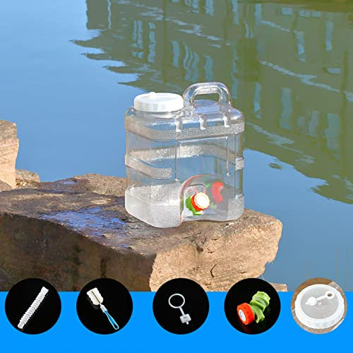 AMZWDMZ Reservoir Deau Camping Car,Bidon d'eau,Qualité Alimentaire Aucune Odeur,Jerrican Bidon avec Robinet Et Poignée,Bouteille d'eau Multifonctionnelle Réutilisable