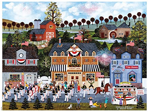 Ceaco - Jane Wooster Scott - Celebration of America - 550 Piece Jigsaw Puzzle