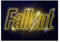 Displate Offiziell Fallout MetallPoster Magnetische Befestigung Inklusive Lizenziert Bilder Hochwertiges Poster Fallout 4 Key Art - Fallout Neon Poster 45 cm x 32 cm