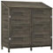 vidaXL Remise de Jardin Abri de Jardin Hangar de Stockage Remise à Outils à Articles Ménagers Extérieur Anthracite 102x52x112 cm Bois de Sapin Solide