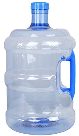 VICASKY Outdoor Water Bottle with Screw Caps,2 Gallons Reusable Water Bottle Jug Container with Cap,Large Capacity Easy Grip Carry Handle for Sports Camping