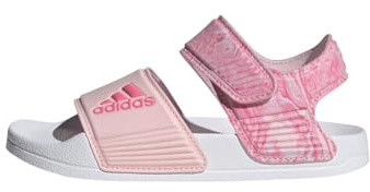 adidas Unisex Kinder Adilette Sandals, Clear Pink/Pink Fusion/Cloud White, 33 EU