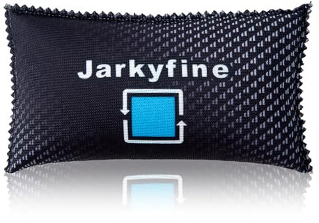 Jarkyfine Deshumidificador para coche, 400 g, ambientador de aire reutilizable, gel de sílice, antiempañamiento, para coche, armario, almacén y yate(400g)