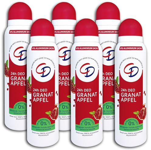 6er Pack CD Deospray Bio-Granatapfel 6x 150 ml Deodorant Deo