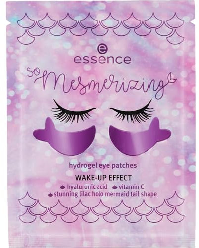 essence so mesmerizing hydrogel eye patches, Augenpflege, Nr. 01, Transparent, feuchtigkeitsspendend, pflegend, erfrischend, vegan, ölfrei, ohne Parfüm, ohne Alkohol, 5er Pack (5x1pair)
