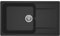 Elleci Lavello Incasso Life 410 1 Vasca con gocciolatoio 86×50 Nero Granitek LG241040
