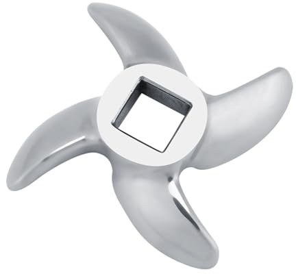Haosie Picadora de Cuchilla Carne de Acero Inoxidable, Cuchilla para Picadora de Carne, Accesorios de Repuesto para Cuchillas Molinillo de Carne