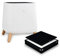 Purificador de aire Smart Air Sqair, con 99,97% H13 HEPA + filtros de carbono: purificador de aire atractivo y eficaz para el hogar y la oficina (purificador de aire inteligente Sqair con H13 HEPA +