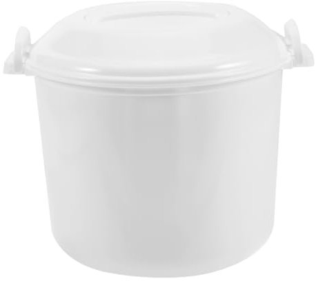 TOPBATHY Cocedor De Arroz Microondas Tapa y Portátil Para Cocinar Arroz Pasta y Verduras Para Comidas Rápidas Familia