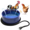Breker Beheizter Wassernapf & Futternapf 1,5 Liter [Frostsicher] - Ideal für Hunde, Katzen und Kleintiere - 130cm Netzkabel - Schnelle Montage - Nagefestes Heizkabel - Napf für Nager - Trinknapf