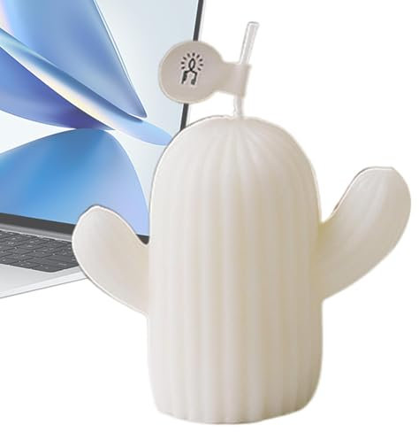 Kaktus-Duftkerzen für Frauen – Romantische Kerze, Kaktus, dekorative Kerzen, Sojawachskerzen für Zuhause, Duftkerzen für Frauen