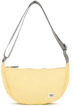ROKA London Farringdon Recycled Taslon Crossbody Bag (Champagne)