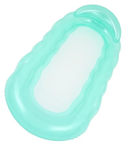 MOLUCKFU Hamaca Flotante para Piscina Inflable, Sillón Reclinable Hinchable Verde, Cómodo y Duradero, Portátil para Niños y Adultos, Adecuado para Relajación Acuática y Días De Piscina