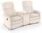 Raburg Kinosessel, 2er-Fernsehsessel mit Relaxfunktion & Liegefunktion, mechanisch, für 2 Personen, Taschenfederkern-Polsterung, Belastbarkeit je Sitzplatz 150 kg, Maxx, Cord-Mikrofaser|Beige