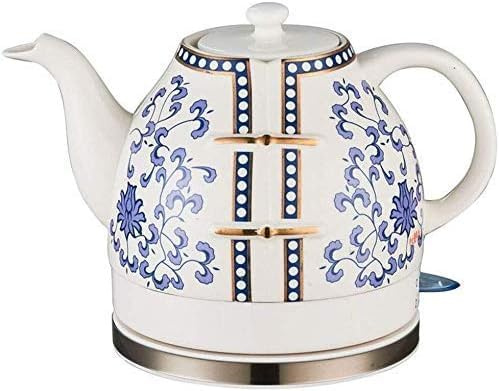 Kettles Cordless Electric Kettle | Ceramic Tea Pot | 1L | 1000W |Auto Shut-Off & Boil-Dry Protection Fast (Color : Blue) Present