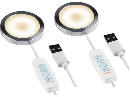 Aboiled 2er Set DIY LED-Lampenbausatz, LED-Licht, 5V USB-Betrieben, Helles und Energieeffizientes Benutzerdefiniertes Beleuchtungsprojekt
