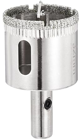 PATIKIL 1-1/4 32mm Diamond Hole Saw with Center Drill Bit for Glass | Diamond Hole Cutters Hollow Core Drill Bits for Fiberglass, Tile, Porcelain, Ceramic