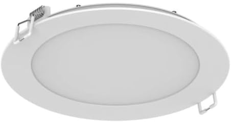 Philips Ledinaire LED-Downlight, rund, All-in-One, verschiedene Temperaturen, 3000/4000/6500 K, 12 W, Ø 17 cm, 1200 lm, breiter Strahl, IP44, IK03, schmales Design, niedrige Höhe, Weiß